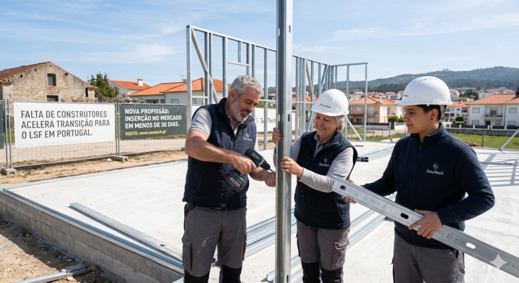 Falta de construtores acelera transição para o LSF em Portugal: Nova profissão promete inserção no mercado em menos de 30 dias